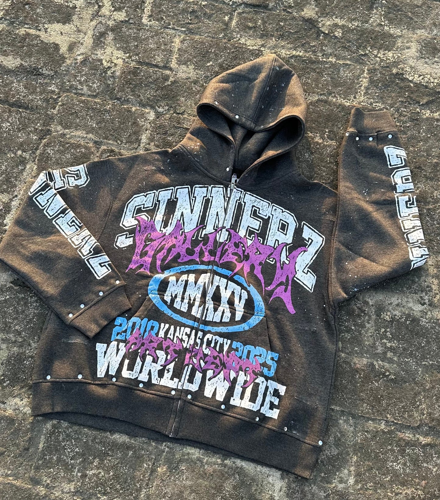 Black " Sinnerz Gallery Hoodie "