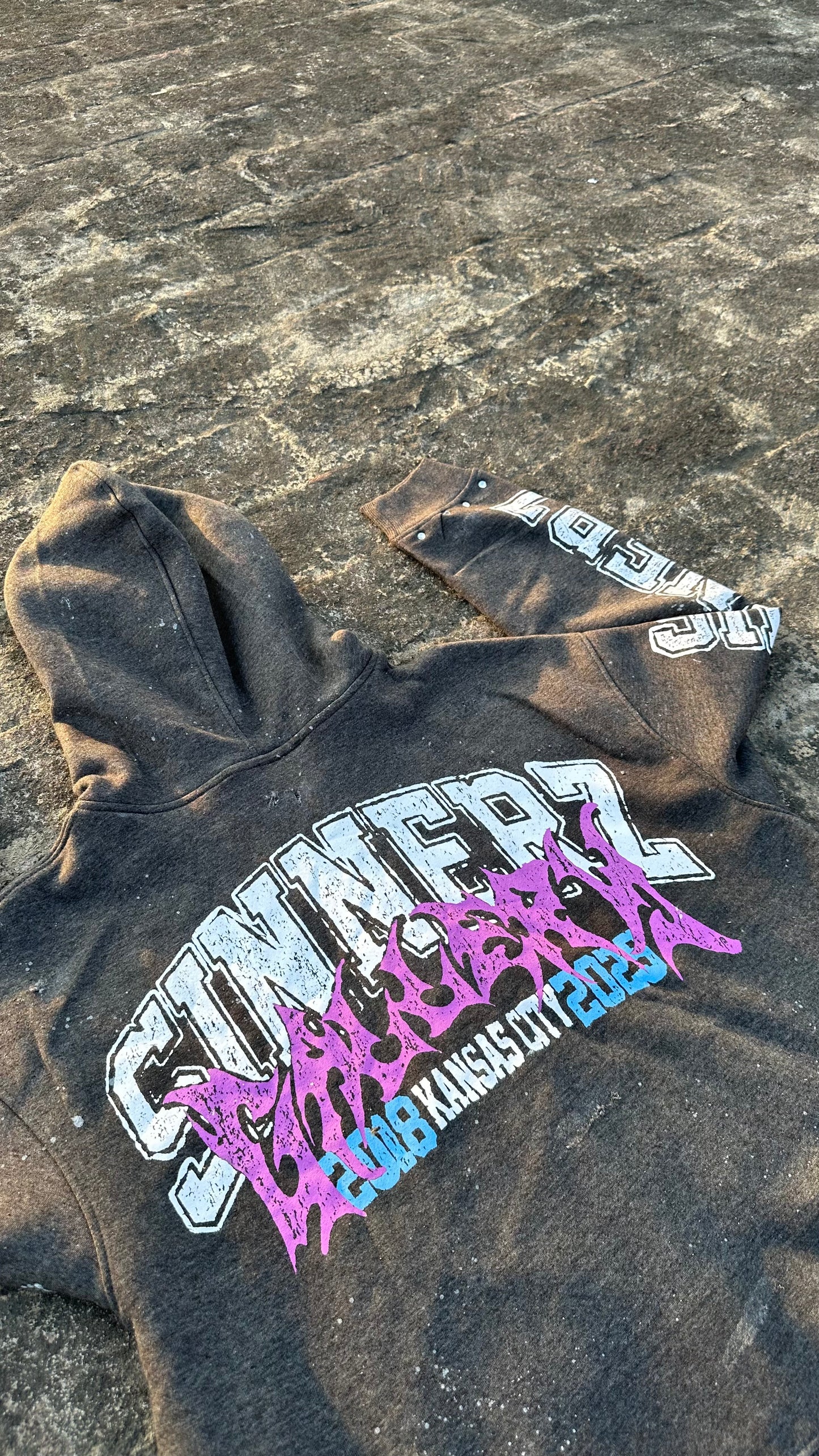 Black " Sinnerz Gallery Hoodie "