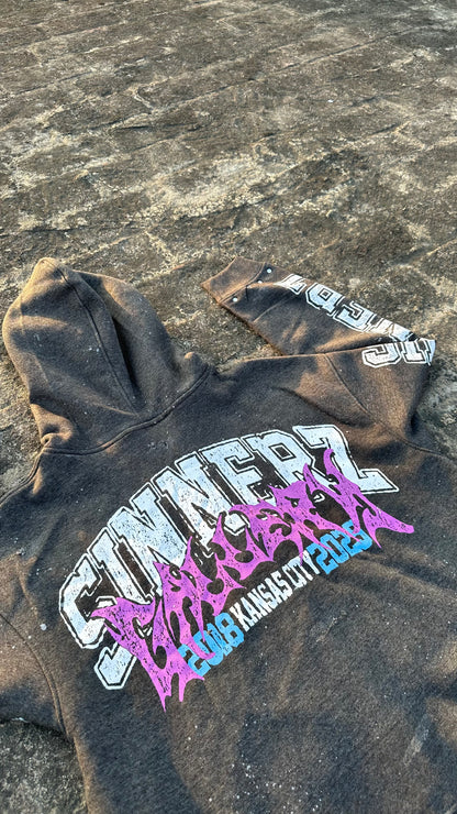 Black " Sinnerz Gallery Hoodie "