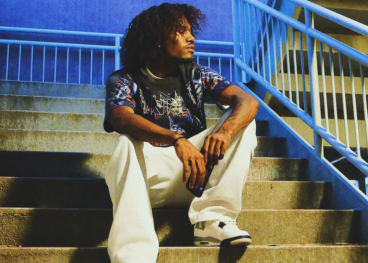 Night Echos Boxy Crop Tees