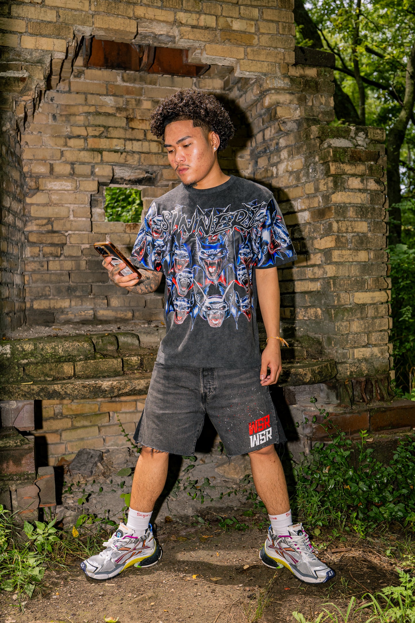 Night Echos Boxy Crop Tees