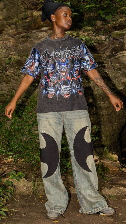 Night Echos Boxy Crop Tees